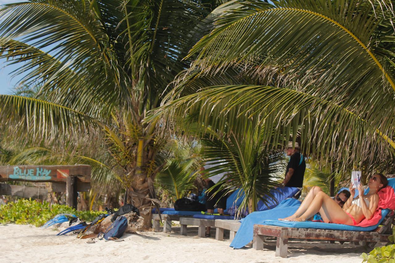 Eco Cabanas Bluekay Hotel Mahahual Exterior photo